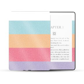 MightySkins Glossy Glitter Skin Compatible with Amazon Kindle Paperwhite 5 6.8-inch 11th Gen (2021) Full Wrap - Peaches and Cream | High-Gloss Glitter Finish | Easy to Apply | Made in The USA
