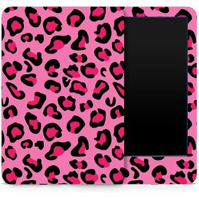 MightySkins Skin Compatible with Amazon Kindle 6-inch 11th Gen (2022) Full Wrap - Pink Leopard | Protective, Durable, and Unique Vinyl Decal wrap Cover | Easy to Apply | Made in The USA