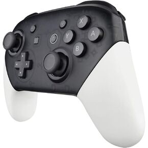 eXtremeRate White Replacement Handle Grips for Nintendo Switch Pro Controller, DIY Custom Hand Grip Shell for Nintendo Switch Pro - Controller NOT Included