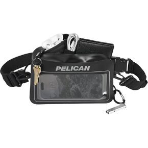 Pelican Marine Water Resistant Sling Bag 2L - Crossbody Bag for Women/Men with Adjustable Strap and Touchscreen Compatible Phone Compartment - Travel Essentials for Camping, Beach, Cruise, Hiking