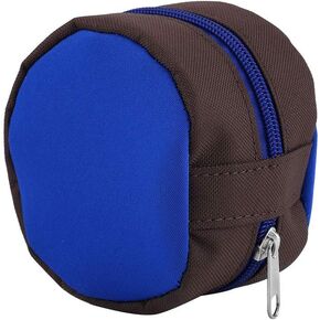 BORDSTRACT Safety Fly Fishing Reel Case, Protector Soft Pocket Cover Bag Pouch Holder, Zippered Design, Foam Inner, Compact and Lightweight, Fits up to 7/8 Size Reels, Black