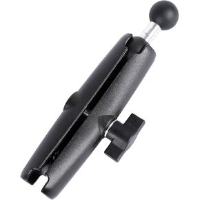 Double Socket Arm with 1" Double Ball Adapter Compatible with RAM B Size Mounts, 360° Rotation Extension Rod for Phone Holder, Tablet Mount, for Bike, Motorcycle, Truck (7.48" Long Adapter)