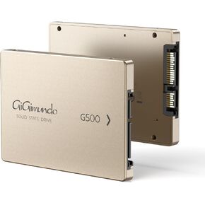 G500 2.5" SATA Solid State Drive 512GB – High-Speed SSD, Durable Lightweight Aluminum, Data Storage Solution for Laptops, Desktops, 2.5 SATA Enclosures - Rose Gold