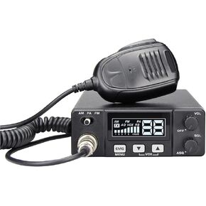 CB Two Way Radio AT-505PRO for Truckers Long Range,VOX Mini CB Radio w/PA System for Truck, PA AM FM switchable Two Way Radio