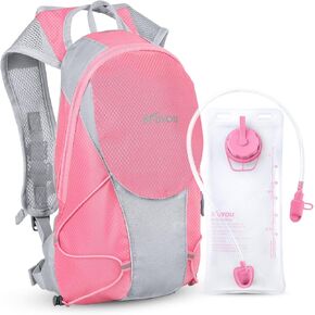 Hydration Pack for Kids Hydration Water Backpack with 1.5L Hydration Bladder Lightweight Insulated Water Pack for Festivals Raves Hiking Biking Climbing Running