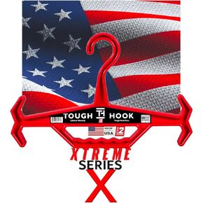 Original Heavy Duty Hanger, Made in USA, Anti-Slip Tactical Hanger for Police Gear, Scuba Gear, Wetsuit and Diving BCD, 200 lb Capacity, Tan 1-Pack