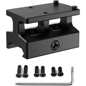 RMR Picatinny Riser Mount Cowitness Micro Red Dot Mount Reflex Sight Optics Adapter Plate Compatible with RMR/SRO/407C/507C/508T Mounting Footprints