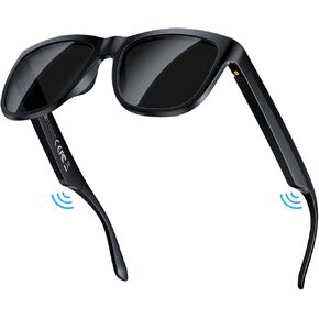 Smart Bluetooth Glasses,Built-in Mic & Speakers,Smart Wireless Headphone Sunglasses for Men and Women