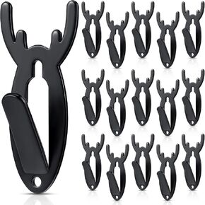 Leifide 15 Pcs European Mount Skull Hanger Antler Style Deer Skull Mount Steel Skull Wall Mount Bracket for Hanging Mounting Elk Deer Antelope Living Room Bedroom Home Decor