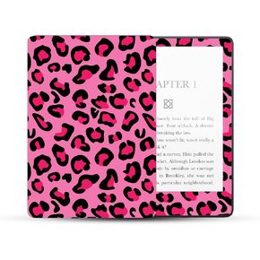 MightySkins Skin Compatible With Amazon Kindle Paperwhite 5 6.8-inch 11th Gen (2021) Full Wrap - Pink Leopard | Protective, Durable, and Unique Vinyl Decal wrap cover | Easy To Apply | Made in the USA