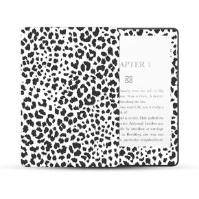 MightySkins Skin Compatible with Amazon Kindle Paperwhite 5 6.8-inch 11th Gen (2021) Full Wrap - Snow Leopard Print | Protective, and Unique Vinyl Decal wrap Cover | Easy to Apply | Made in The USA