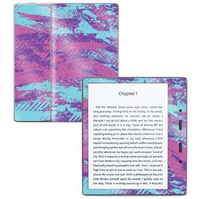 Glossy Glitter Skin Compatible with Amazon Kindle Oasis 7" (9th Gen) - Splatter Wall - Premium 3M Vinyl Protective Wrap Decal Cover - Easy to Apply | Crafted in The USA by MightySkins