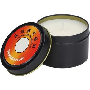 TOPINCN Emergency Survival Candle Windproof Camping Candles Odorless Smokeless Emergency Candles 24 Hours Lighting for Home Outdoor