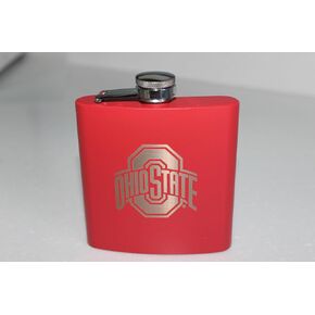 Ohio State Buckeyes NCAA Logo Flask (Red)