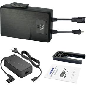 STAIGO Universal Battery Pack for Power Recliner with LED Display-with Charger Reclining Furniture,Sofa,Lift Chair,Wireless Rechargeable Battery Pack for 2-Pin Electric Motion Furniture