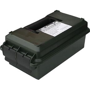 MTM AC30C-11 Ammo Can Short | 30-Caliber | Heavy-Duty Dual Latching System | Rugged Polypropylene Plastic | O-Ring Seal System, Water Resistant | Forest Green, Medium