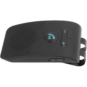 مكبر صوت Zunate Car ، يديه مع 5.0 اتصال تلقائي للهاتف المحمول Sun Visor Adapter MP3 مع مقطع خلفي