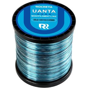 UANTA Monofilament Fishing Line, Superior Abrasion Resistance Mono Line, Ultimate Saltwater Fishing Line Leader Materials, 2025 New Fishing Line Unique Camo Design