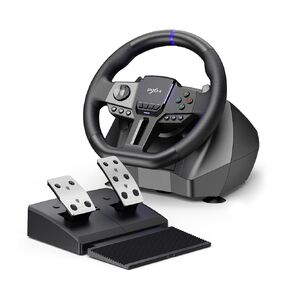 PXN-V900 GEN2 Racing Steering Wheel for PC - 270°/900° Rotation - Gaming Steering Wheel with Pedals for PC, PS4, PS3, Switch, Xbox One, Xbox Series X|S