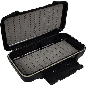 Aventik Waterproof Fly Box Two Sided Easy Grip Foam Light Weight Fishing Tackle Box Large Capacity