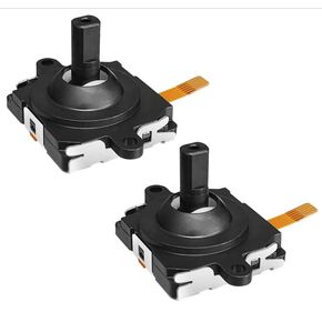 Joysticks Replacement Kit for Oculus Quest 2 Controller/Meta Quest 2 Controller (2 Pack), DUXICEPIN Joysticks for Meta Quest 2 Controller Accessories (Black-2-in-1)