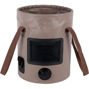 Collapsible Bucket, 5 Gallon Folding Water Bucket, Collapsible Bucket with Handle Portable Wash Basin for Camping Folding Bucket Fishing Travelling Outdoor Gardening Car Washing 25L
