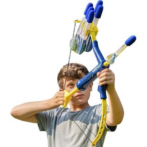 4.0 Kyanite - Impact Foam Tip Kids Bow and Arrow - Kids Archery Set - Shoots Targets Over 120 Feet - Best Outdoor Toy for Boys and Girls - Backyard Target Practice