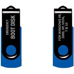 Ralix Compatible with Windows Emergency Boot Disk - for Windows 98, 2000, XP, Vista, 7, 10 PC Repair DVD All in One Tool (Latest Version)