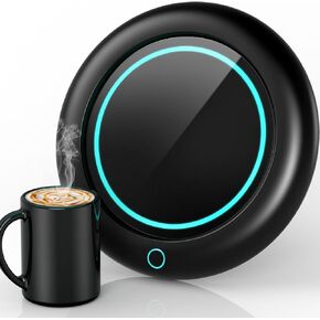 Coffee Mug Warmer, 40W Coffee Warmer for Desk Auto Shut Off, 3 Temperature Settings Smart Coffee Cup Warmer, Electric Candle Warmer Heating Plate for Coffee, Beverage, Milk, Tea and Hot Chocolate