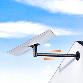 Starlink Gen 3 Extendable Wall Mount Kit for Starlink Internet Satellite, Compatible with Gen3 / V3 Starlink Standard Dish, Long-Lasting Aluminum Alloy for Outdoor【Include Starlink Gen 3 Pipe Adapter】