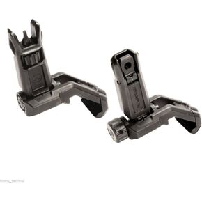 Magpul MBUS Pro Offset Front and Rear Flip-Up Backup Sights, 526-525, Black