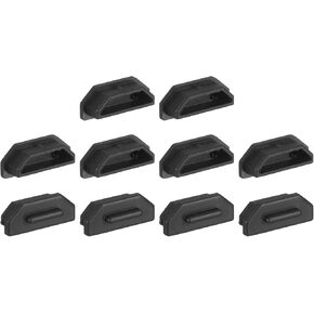 uxcell Silicone Port Cover, 5Pcs Computer Laptop Anti Dust Cover Dust Plug Caps, Anti Dust Stopper Protector Plugs for USB, Desktop Computers, Stereos, Monitors, Laptops (Black)