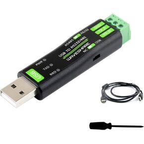 USB to RS485/RS232 Serial Converter Board, Onboard Original FT232RNL Chip Fast Stable Transmission,Multiple Devices Applicable, Compatible with Mac, Linux,Android, Windows 11/10/ 8.1/ 8/ 7, etc.