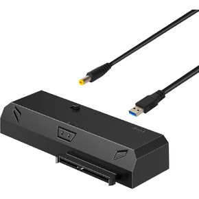 SATA to USB Adapter for 2.5 3.5 Inch HDD/SSD Hard Drive Disk, Optical Drive, with 12VPower Adapter, SATA to USB