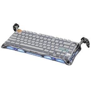 GravaStar Mercury K1 Pro Wireless Gaming Keyboard: Minimalist Style with Cement Gray Textured Keycaps, Aluminum Alloy, 75 Mechanical Keyboard, 79 Keys + KNOB, Durable & Stylish for Home/Office Use