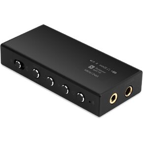 M18i Headphone Amplifier Bluetooth 5.4 Receiver Portable USB DAC Amps High Resolution with 4.4mm and 3.5mm Dual Outputs Supports PCM 384kHz/DSD256 LDAC Lossless for Smartphones/PC/Laptops