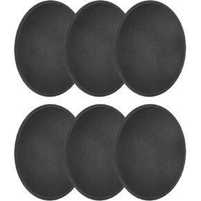 Meccanixity 6pcs مكبر صوت غبار الغبار 150 مم/5.9 "القطر الخارجي القبة غطاء الورق غطاء ملفات فتحة ساحة فتحة ساحة فتحة للاصطحاب لإصلاح مكبر الصوت