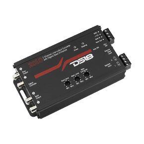 DS18 2CLC 2-Channel Line Out Converter with Subwoofer Control - 2 Channel Line Output Converter with Digital Bass Enhancer - 400 Watts per Channel - Bass Knob Included