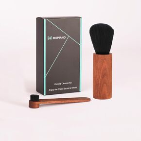 MOPIANO Vinyl Record Cleaner Kit,Vinyl Record Brush & Turntable Stylus Brush for LP CD Albums Anti Static Dust Cleaning,Vinyl Accessories.
