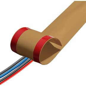 Rubber Bond Cord Covers for Wires on Floor - 6"x48" Self-Adhesive Rubber Cable Hider Floor Strips - Cable Management Wire Covers for Floor - Low Profile Cord Hider and Protector - Grey Cable Covers