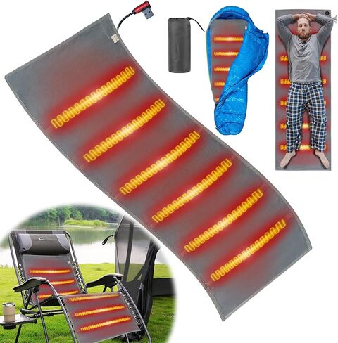 وسادة كيس النوم المدفأة - مدفأة USB مدفوعة بالبطارية مدفوعة بالبطارية لخيمة خارجية (كبيرة) in Kuwait