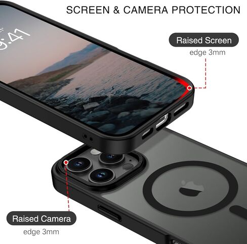 Bentoben for iPhone 16 Pro Max Case 2024 ، Case Phone iPhone 16 Pro Max Magnetic Case [متوافق مع MAG Safe] غطاء وقائي شفاف غير مريح لـ iPhone 16 Pro Max 6.9 "Green in Kuwait