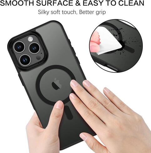 Bentoben for iPhone 16 Pro Max Case 2024 ، Case Phone iPhone 16 Pro Max Magnetic Case [متوافق مع MAG Safe] غطاء وقائي شفاف غير مريح لـ iPhone 16 Pro Max 6.9 "Green in Kuwait