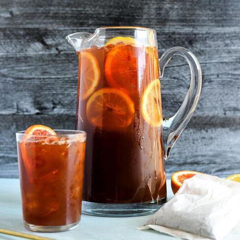 Teatulia Organic Unsweeped Black Iced Facs Gallon Size (24 Jumbo Pitcher Bags - Brews 1.5 Gallons Ice Tea لكل منهما) | 100 ٪ سماد | حزم تصفية عائلة عائلة تجارية خالية من السكر لخدمة الأطعمة والمطاعم والمقاهي ، وأكياس الشاي المثلجة. in Saudi Arabia