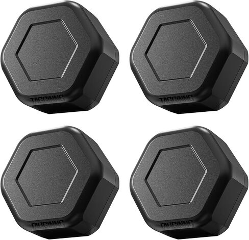 4 Pack Tagginnc Magnetic Case for Air Tag – Ultra Strong Magnet & Discreet Hexagonal Nut Design with Non-Slip Base, Waterproof & Shatterproof, Compatible with Apple Air Tag Gen 1st&2nd in Saudi Arabia