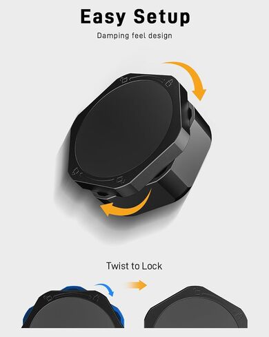 4 حزمة Tagginnc Airtag Magnetic Case-تصميم جوز مغناطيس قوي ومغناطيسي قوي مع قاعدة غير قابلة للانزلاق ، مقاومة للماء ومقاوم للماء ، متوافق مع تركض Apple Airtag للسيارة والمقطورة in Saudi Arabia