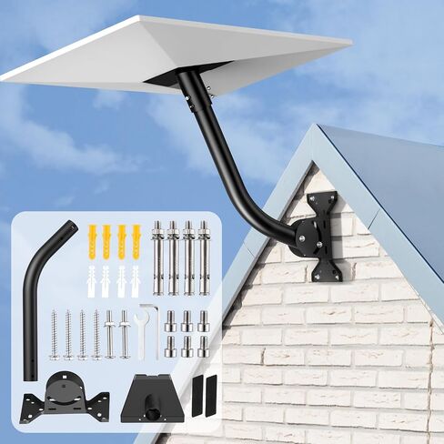 Mount Starlink for Gen 3 ، Starlink Gen 3 Mount Mount القابلة للتعديل في Starlink Mount Kit ، Mount متوافق مع Starlink Gen 3 internet Kit for Roofs Terraces Satellite Dishs in Saudi Arabia