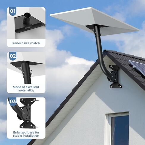 Mount Starlink for Gen 3 ، Starlink Gen 3 Mount Mount القابلة للتعديل في Starlink Mount Kit ، Mount متوافق مع Starlink Gen 3 internet Kit for Roofs Terraces Satellite Dishs in Saudi Arabia