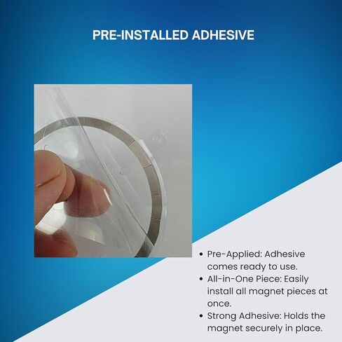 استبدال المغناطيس الداخلي لشحن Magsafe مع لاصقة - إصلاح الغطاء الخلفي لجزء iPhone 14 ، 14 Plus ، 14 Pro و 14 Pro Max (لـ iPhone 14 Pro و 14 Pro Max) in Kuwait