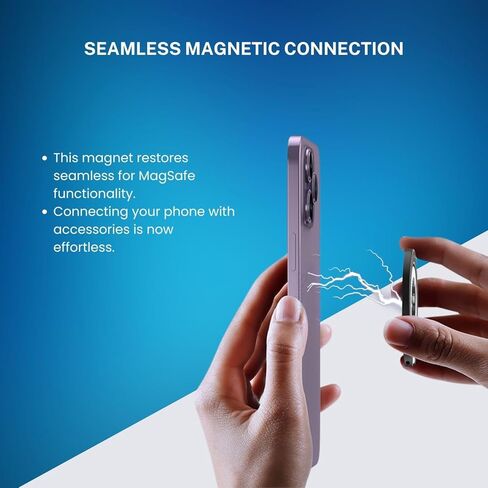 استبدال المغناطيس الداخلي لشحن Magsafe مع لاصقة - إصلاح الغطاء الخلفي لجزء iPhone 14 ، 14 Plus ، 14 Pro و 14 Pro Max (لـ iPhone 14 Pro و 14 Pro Max) in Kuwait